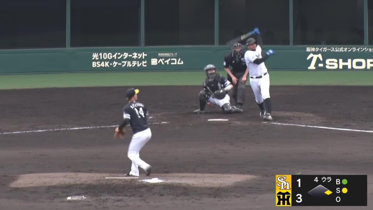 ドミニカ砲炸裂🔥 ヘルナンデス 第1号ツーラン! 来日初ホームラン&アピール成功! ⚾プロ野球 ファーム (2025/5/10) 🌸阪神×ソフトバンク 📱live on DAZN #オレをみろ #イージースポーツ #tigers