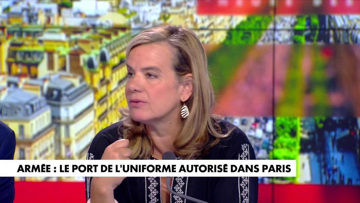Gabrielle Cluzel s'interroge à propos de l'uniforme militaire autorisé dans Paris : «Est-ce que les gens ne vont pas les considérer comme cible ?» dans #HDProsWE