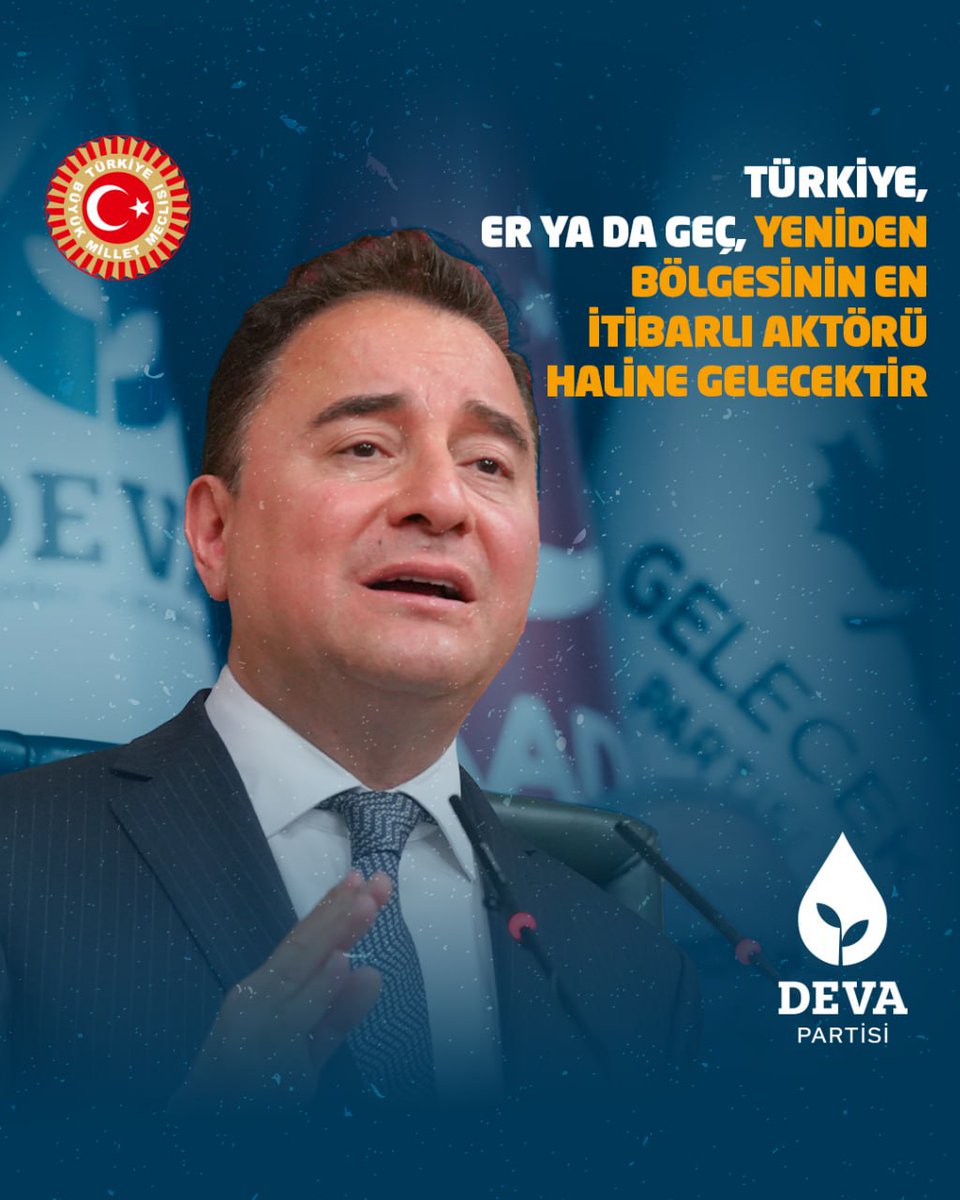 Türkiye, er ya da geç, yeniden bölgesinin en itibarlı aktörü haline gelecektir. Bu ancak, içeride hukuka ve özgürlüklere saygılı; liyakate dayalı bir yönetim anlayışıyla mümkün olacaktır. Bu ancak, güçlü bir ekonomi ile mümkün olacaktır.