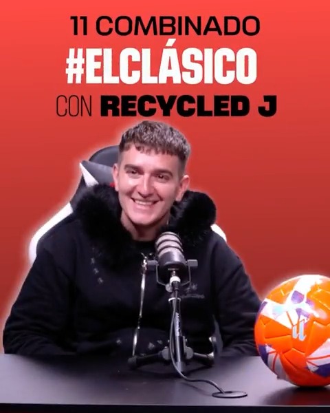 โฝ๐ถ ยกRECYCLED J se atreve con el XI combinado de #ELCLรSICO! ๐ค ยฟEstรกs de acuerdo con el artista madrileรฑo? ๐ Ana #LALIGAEASPORTS | #DesenlaceLALIGA