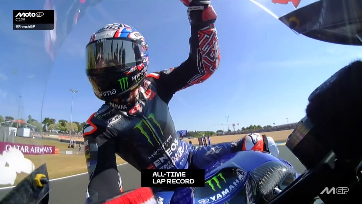 Two pole positions in a row for Quartararo and the crowd is going WILD 🎉 #FrenchGP 🇫🇷