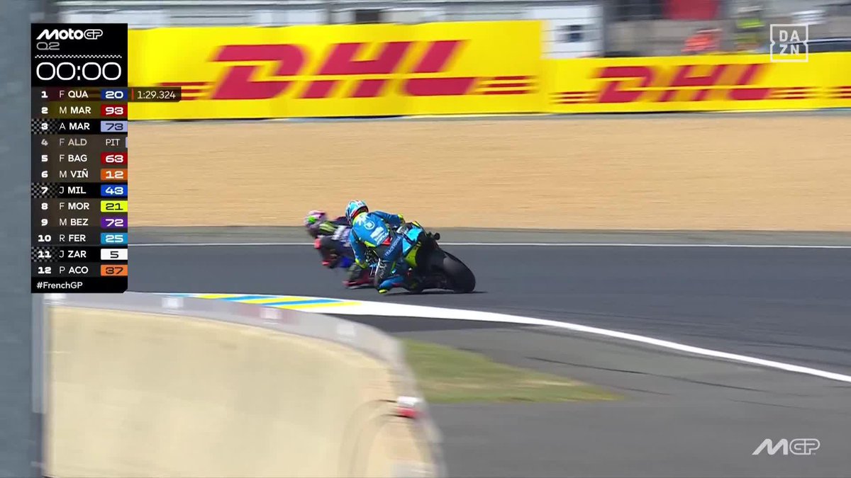 OH LÀ LÀ, FABIO... ¡PERO QUÉ BARBARIDAD ES ESTA! 🚀 Lo de Fabio Quartararo para llevarse su segunda pole consecutiva y batir el récord del circuito... 1:29.334 🔥 🔗 #FrenchGP 🇫🇷 #MotoGP 🏁
