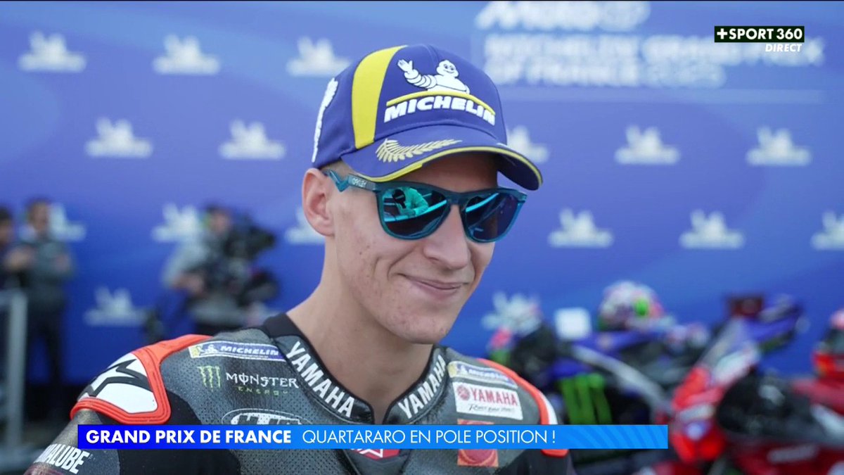 🗣️ "Je ne m'attendais pas du tout à faire un temps aussi rapide" Les mots de Fabio Quartararo à notre micro après sa 18e pole position en MotoGP 🥰🇫🇷 #FrenchGP | #MotoGP
