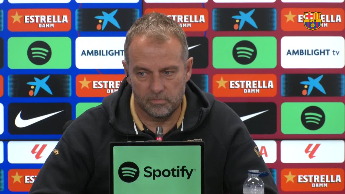 🎙️ HANSI FLICK: “When you play El Clásico you want to win. We are only focused on this match, to do everything to get the three points.” #ElClásico