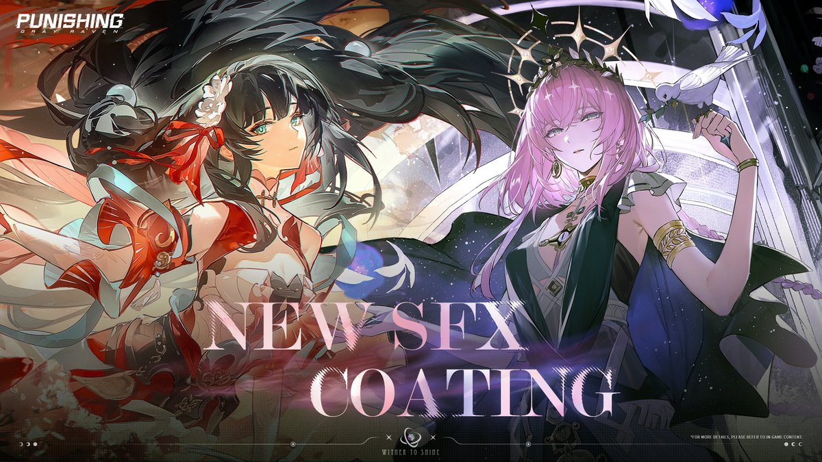 [New Coating PV | Ishmael: Parhelion &amp; Lamia: Lost Lullaby] The goddess sits atop a hill, her patient gaze fixed on the restless sea, full of interest; the girl descends from the rainbow bridge, plunging into the world of humanity. #punishinggrayraven #PGR