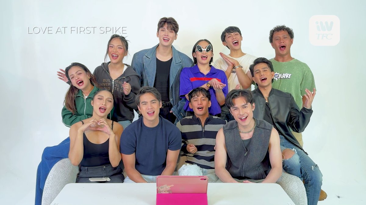 MOOD: Officially hyped! 😎 Watch as the cast of #LoveAtFirstSpike reacts to the trailer! 💙💛🏐 Malapit nyo na silang maka-bonding SOON on iWantTFC! 😉 #LoveAtFirstSpikeTrailer