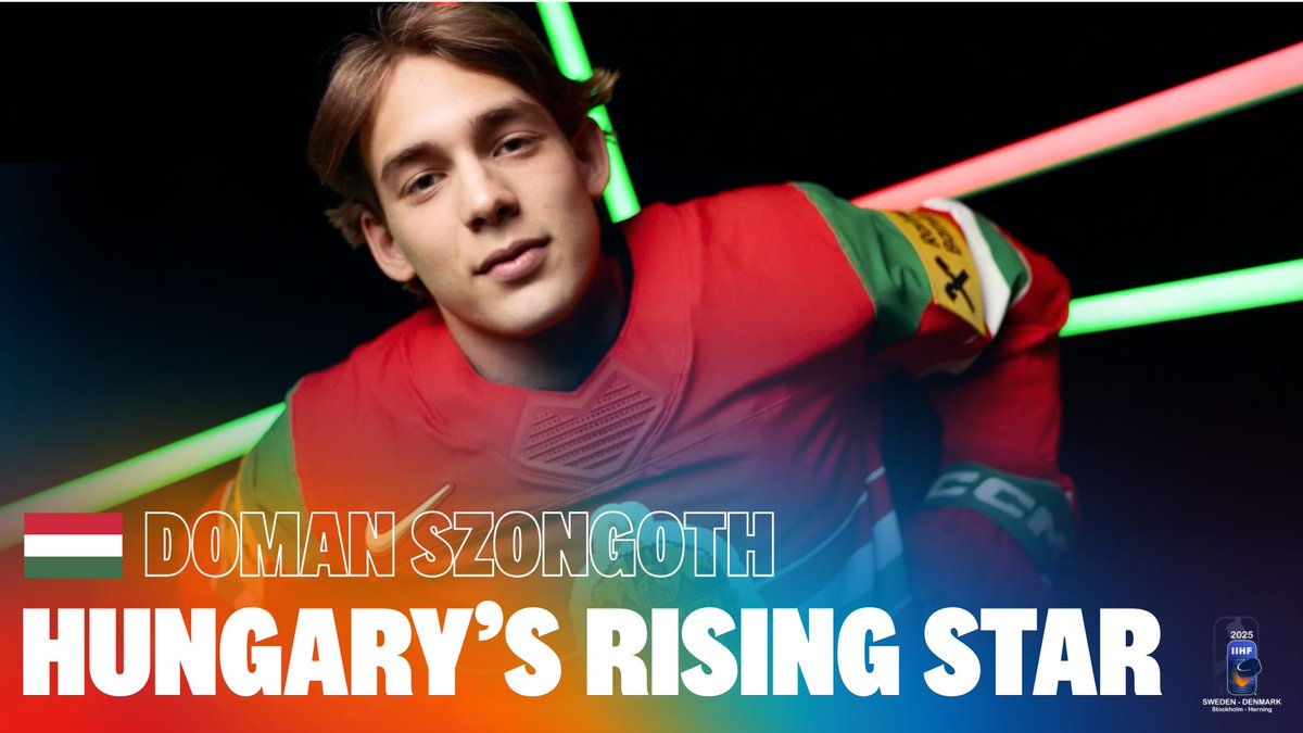 Dominik Szongoth is proving that age is just a number. This young talent is showing the world what he's made of! 🇭🇺🔥 #MensWorlds #IIHF Hockey Hungary