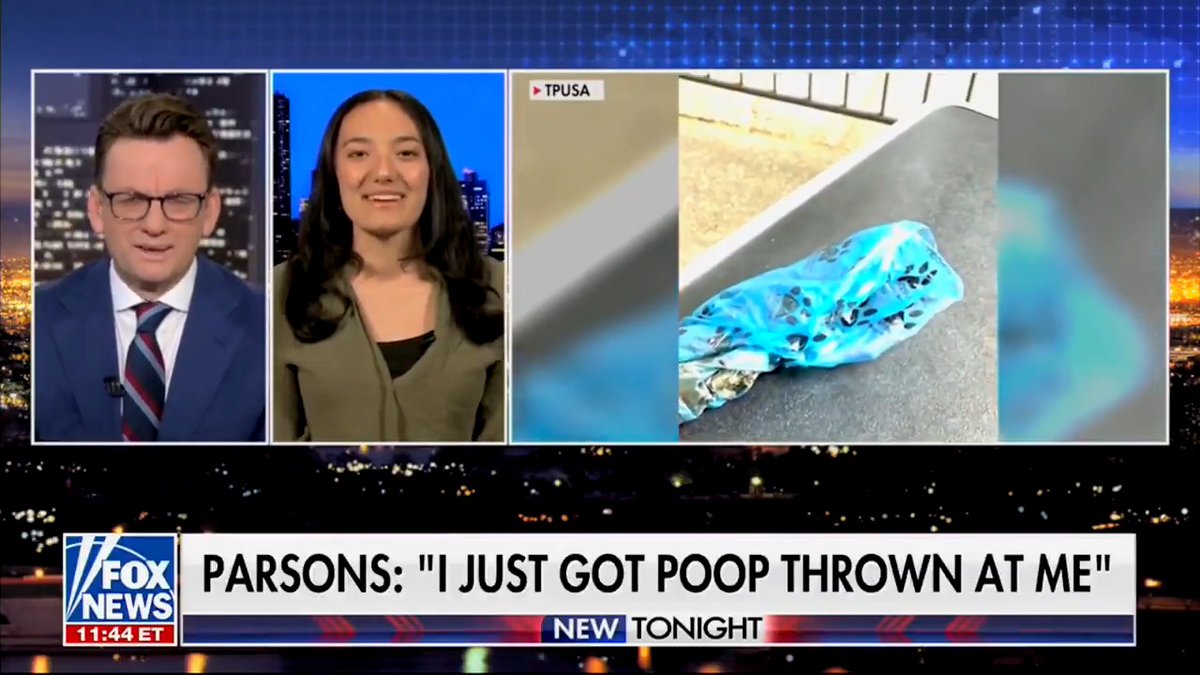 "I just got poop thrown at me!" Antifa thugs threw a bag of feces at a Turning Point USA volunteer during an event at UW Seattle. Absolutely vile, but that's who we are dealing with.