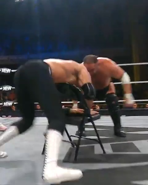 Message sent. Samoa Joe took out his fury on Swiss — and Jon Moxley is his next target, inside a steel cage! Catch the #AEWDynamite replay now on MAX!