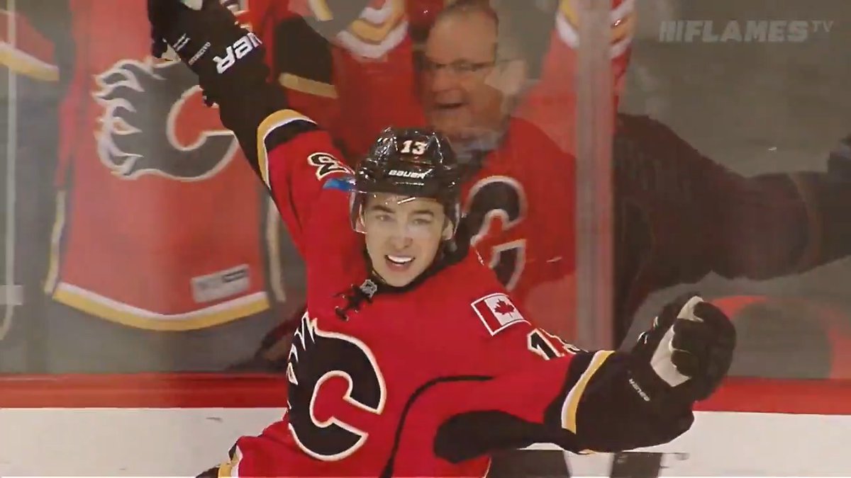 "Johnny Hockey has won the game!" Following him being named to the #NHLQCTeam, take a look back at some of Johnny's best plays with the #Flames ❤️