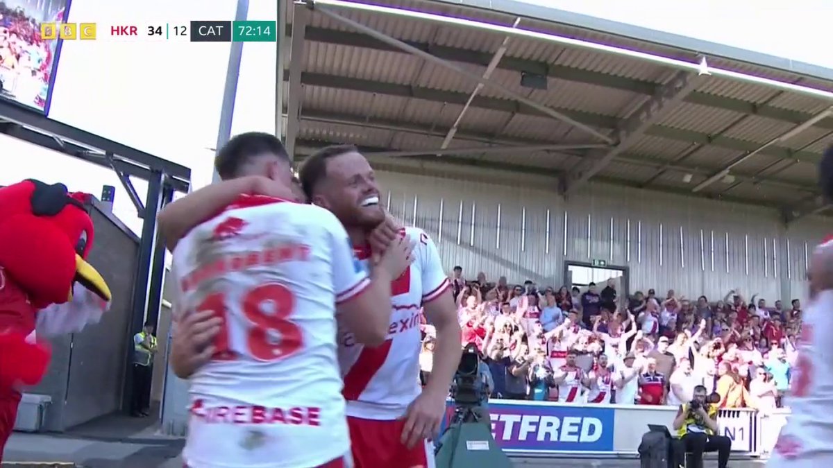 Hull KR are running riot. 🏉 #ChallengeCup
