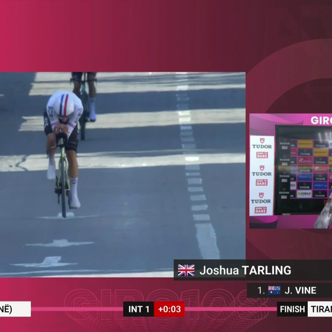 What a ride 🤩 Josh Tarling has won the stage two time-trial at Giro d’Italia 🔥