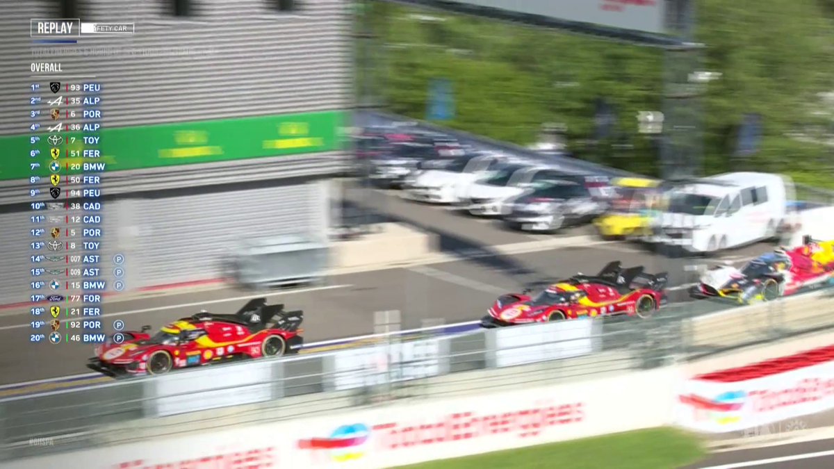 Ferrari Hypercar #50 under investigation for this overtake in the PIT-LANE?! Watch LIVE on 🎥 #WEC #6HSpa