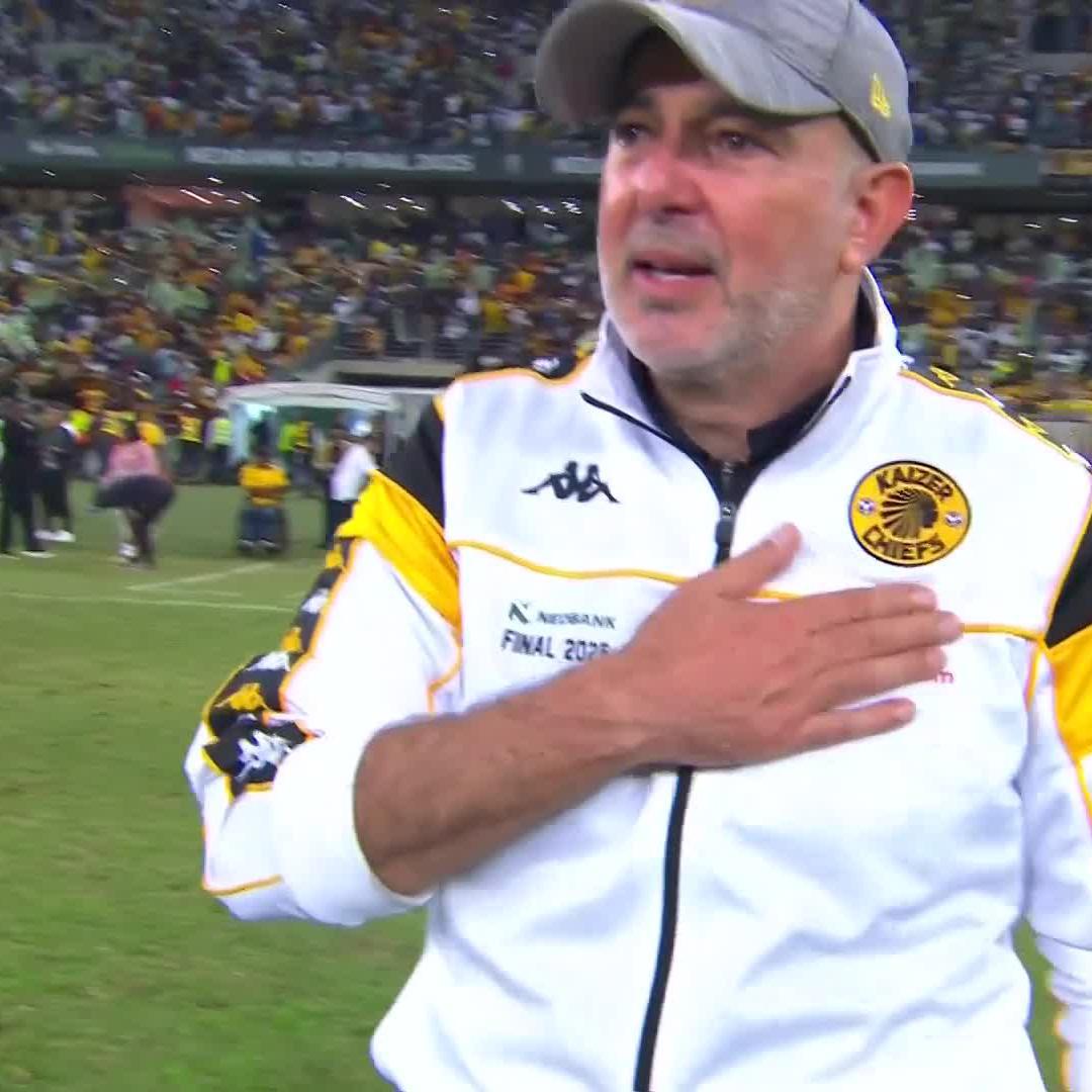 Look at what it means to Kaizer Chiefs 🥹🔥 #NedbankCup | #NedbankCupFinal