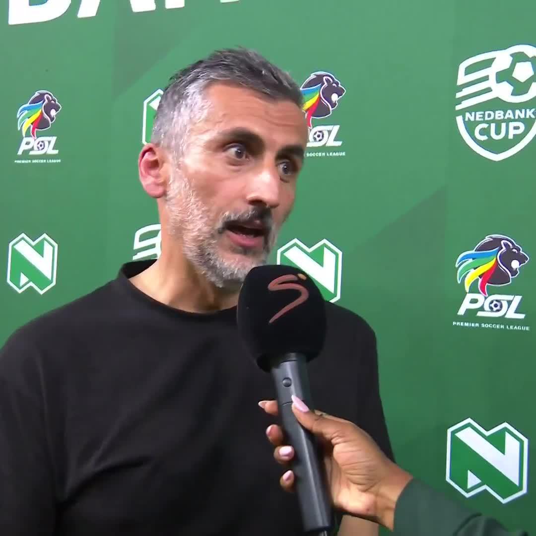 Jose Riveiro struggles to hide the pain ☠️🗣️ #SSDiski | #NedbankCup