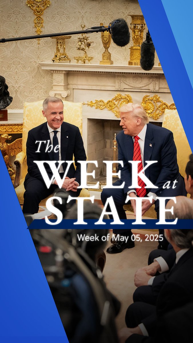 This week at State, President Donald J. Trump delivers a great trade deal for America, hosts the Canadian Prime Minister, and welcomes Ksenia Karelina to the Oval Office. Secretary Marco Rubio meets with Caribbean leaders. And the Houthis capitulated.