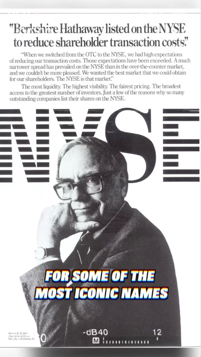 Warren Buffett is stepping down, but his legacy lives on at the NYSE 🏛. 🏛️📈