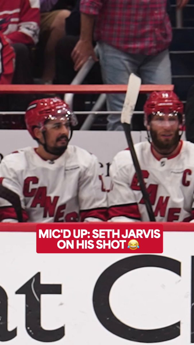 Not sure if you're giving yourself enough credit there, Jarvy 😅 #StanleyCup 📺: Washington Capitals vs. Carolina Hurricanes Game 3 TONIGHT at 6p ET on NHLonTNT, HBO Max Sports, Sportsnet and TVA Sports