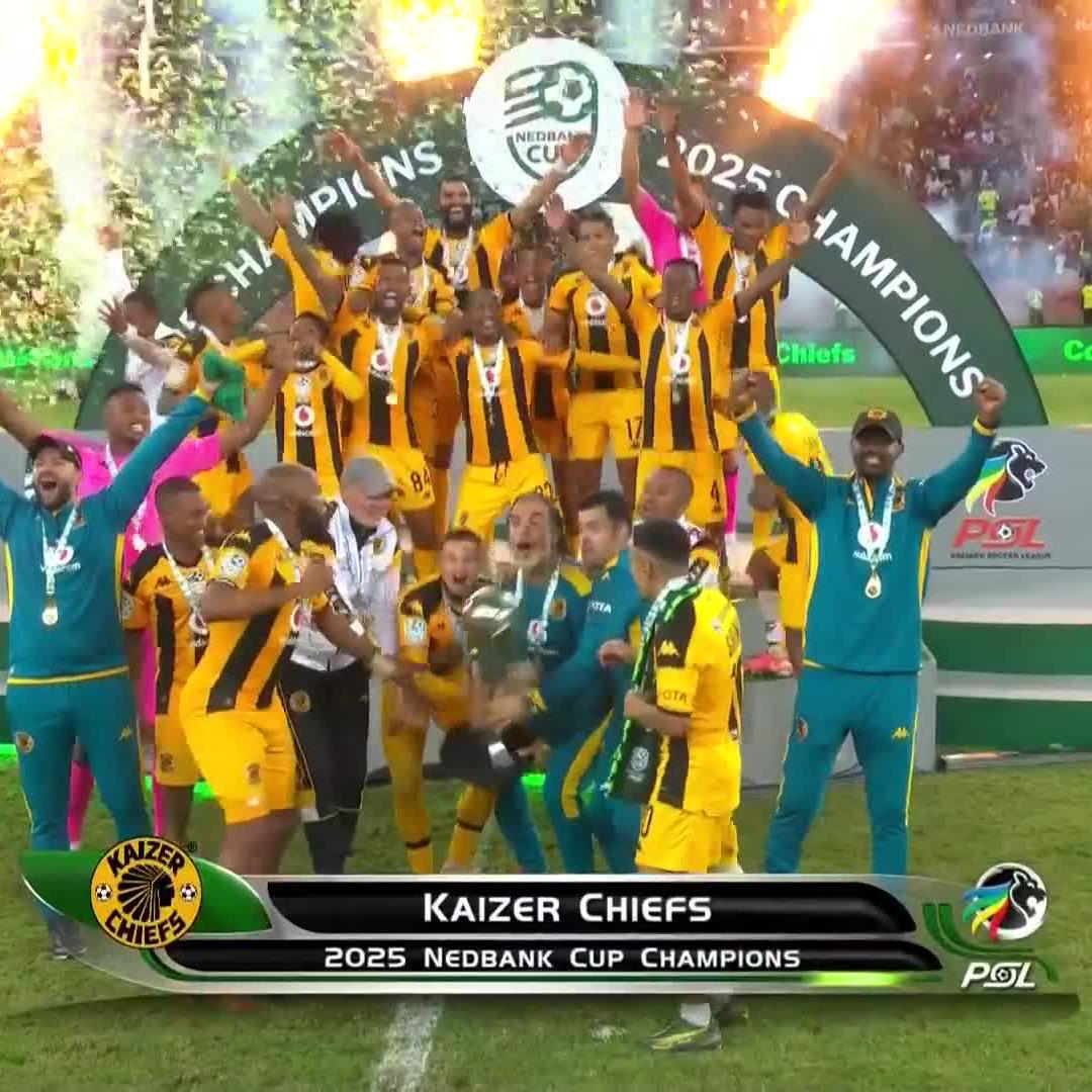 Introducing your 2024/25 #NedbankCup Champions ✌️🏆 #SSDiski | #NedbankCupFinal