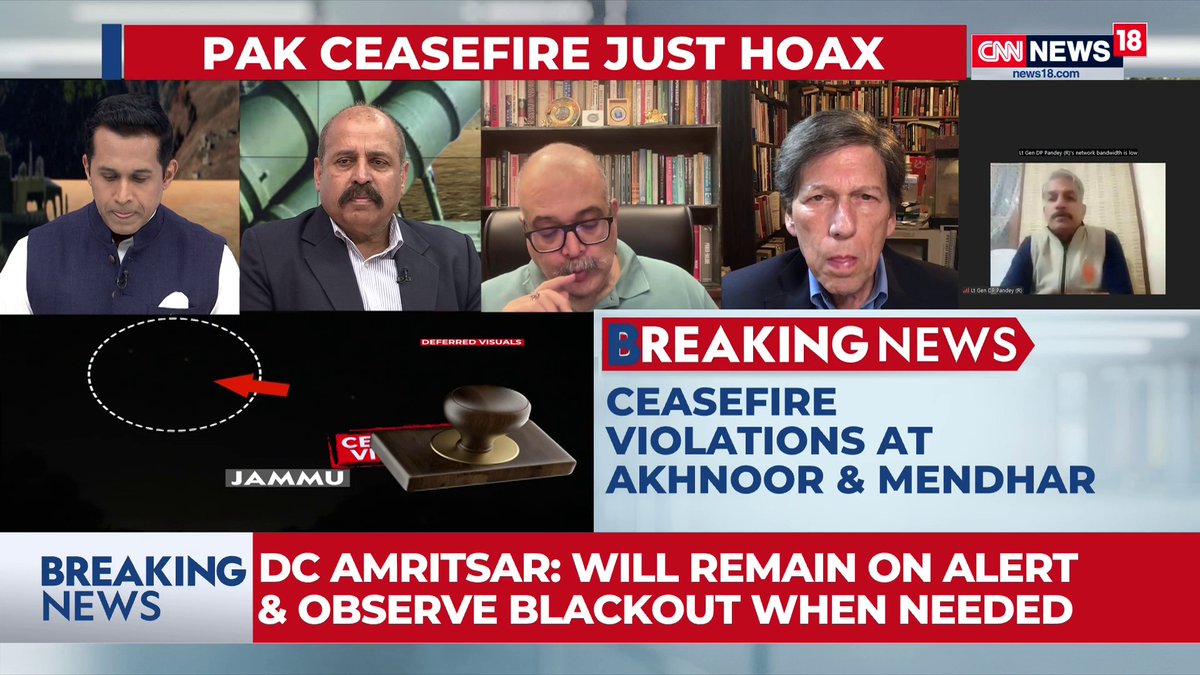 #IndiaPakistan | Can Pakistan's ceasefire violation be considered act of war? Lt Gen (R.) DP Pandey, Fmr GOC, 15 Corps of Indian Army responds #India #Pakistan #Ceasefire #CeasefireViolation | Anand Narasimhan🇮🇳