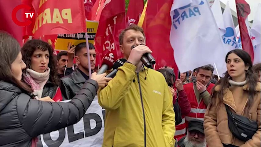 'Bu cesareti bu düzenden alıyorlar' SOL Parti MYK Üyesi Deniz Demirdöven: 'Dün burada Erol kardeşimizi Çalık Holding'in güvenlik görevlileri döve döve öldürdüler'