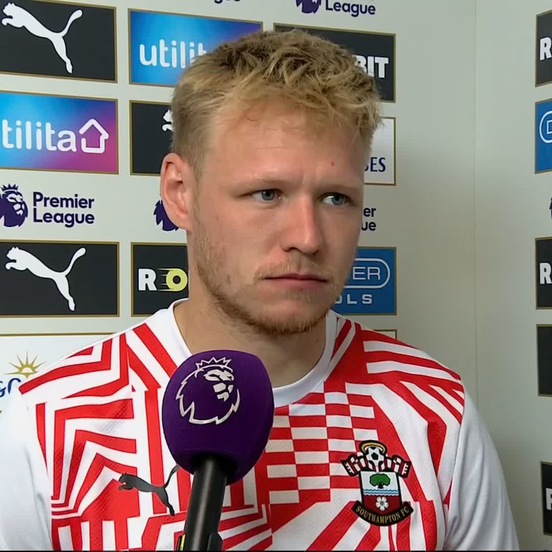 🗣️ "We've had tough Monday mornings, it's a relief" Southampton goalkeeper Aaron Ramsdale says he's "delighted" that they've avoided finishing with the lowest points total in Premier League history alongside Derby 🔴⚪