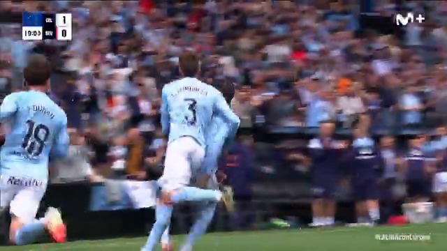 De superclase. El control y la definición de 𝐈𝐥𝐚𝐢𝐱 𝐌𝐨𝐫𝐢𝐛𝐚. Celta #LALIGAEASPORTS #LaCasaDelFútbol