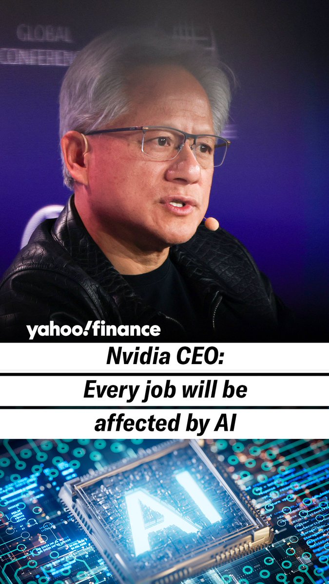 Nvidia $NVDA CEO Jensen Huang said this week talking about the benefits of AI - We have a shortage of labor we have a shortage of workers not a abundance