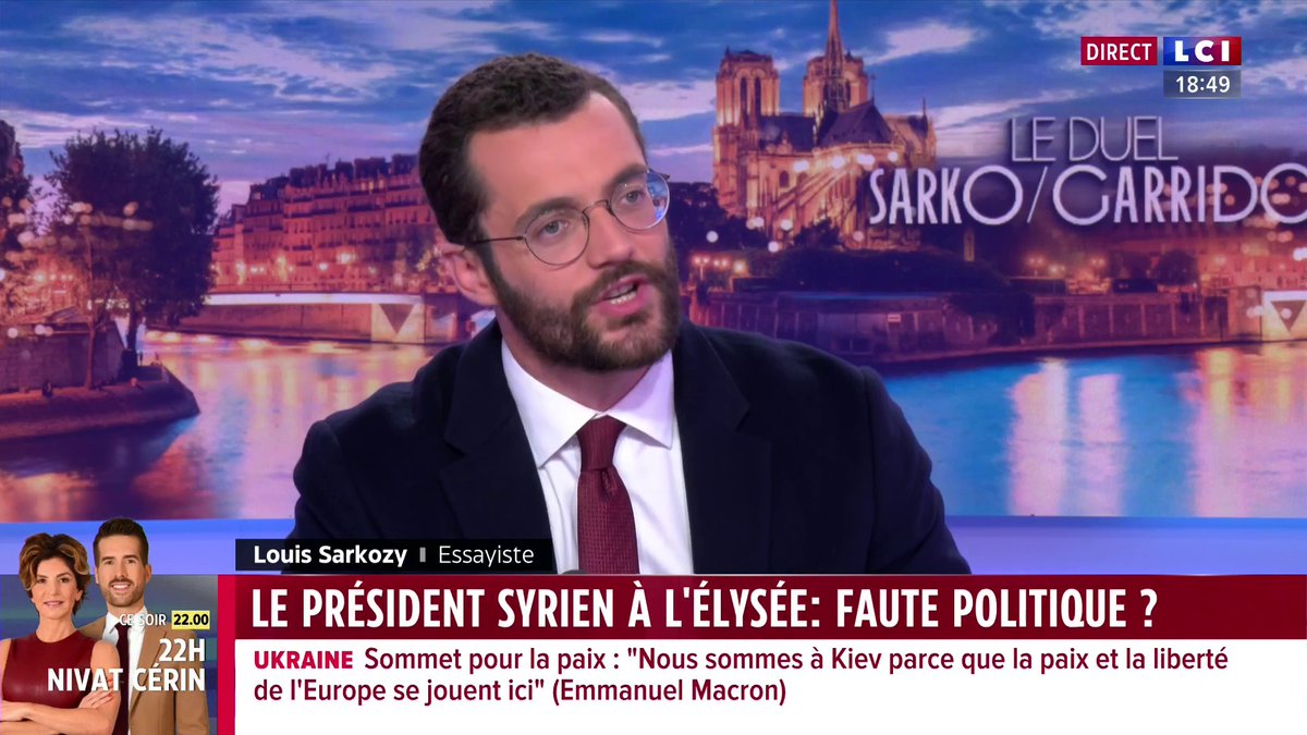 Le président syrien Ahmed al-Charaa à l’Elysée : "Ceci n’aurait jamais dû avoir lieu" estime Louis Sarkozy