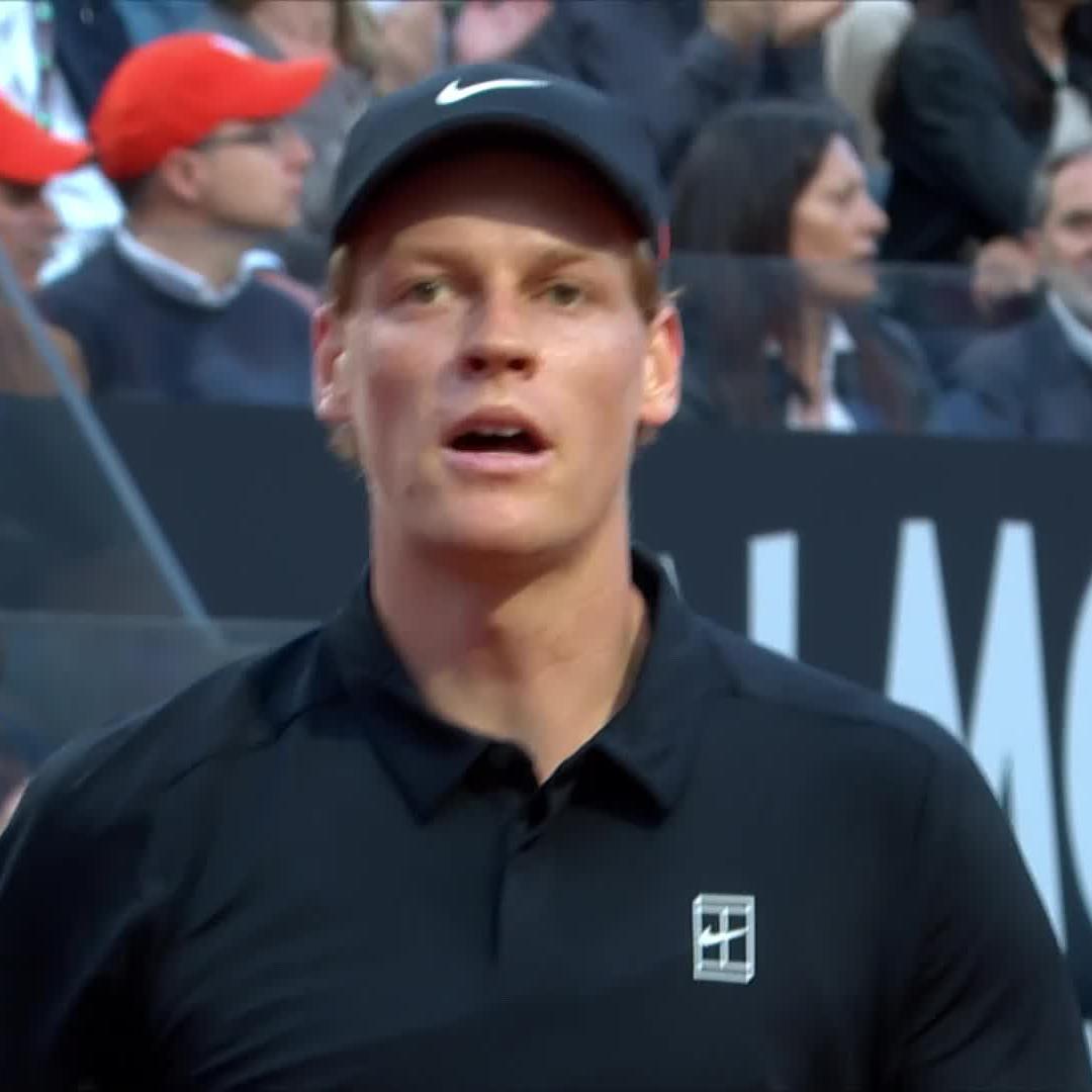 Pinpoint accuracy 🎯 Jannik Sinner #IBI25