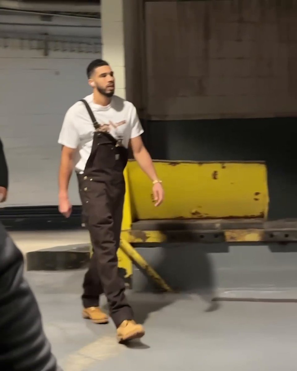 Jayson Tatum rockin' the Timberlands in the Garden for Game 3 👀 📺: Celtics-Knicks | 3:30 PM ET on ABC