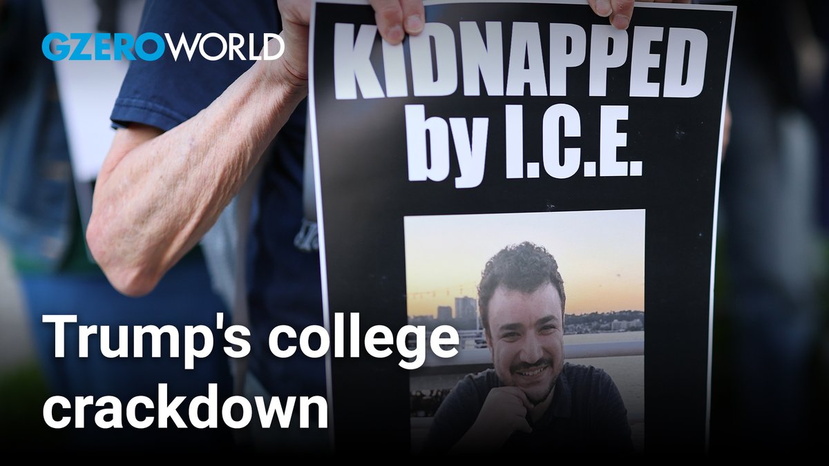 The Trump administration says it's defending free speech by confronting liberal bias on college campuses—but is it doing the opposite? The New York Times reporter Jeremy Peters and ian bremmer discuss Trump's college crackdown on a new #GZEROWorld episode.