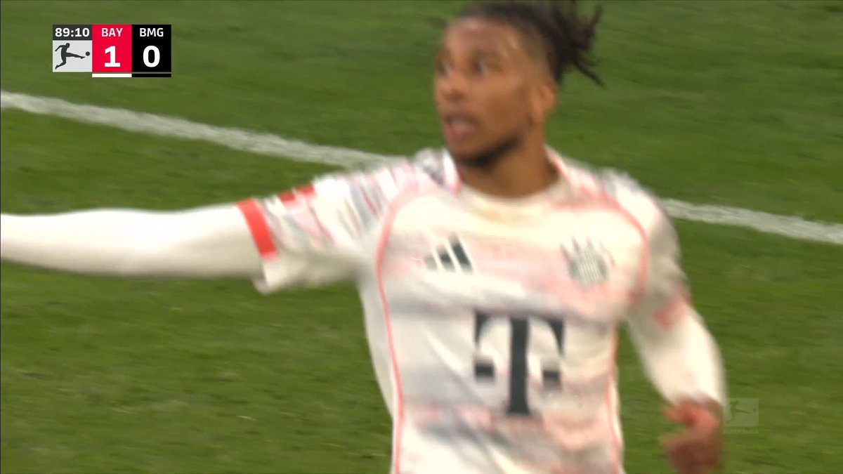 "It's the PERFECT way to end a special night!" 🎙️ Michael Olise cutely finishes for Bayern Munich 💪