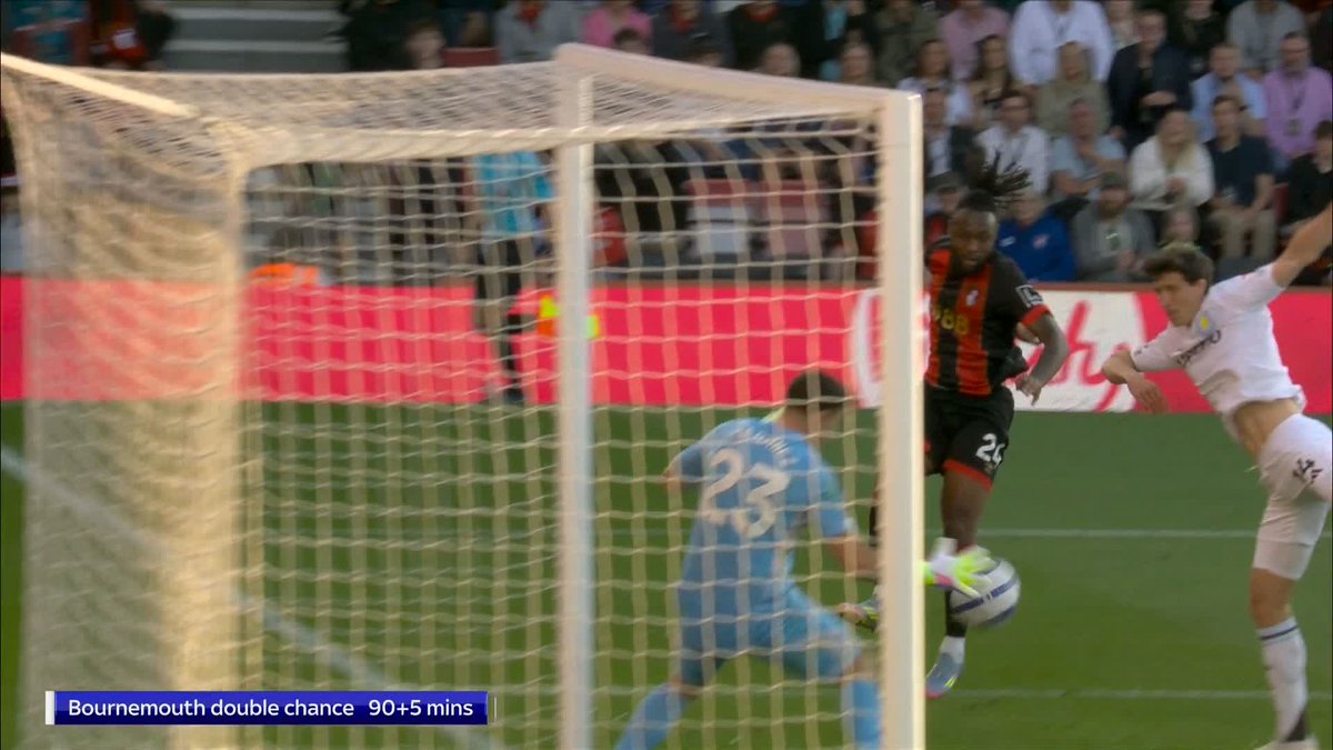 "What a save that is..." 👏 Jamie Redknapp and Lee Hendrie on Bournemouth's double chance against Aston Villa 🔎