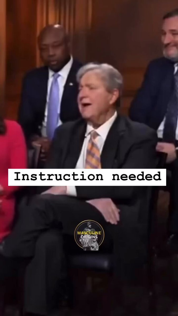 She can't even read directions on the bottle of shampoo. it is definitely something Sen. Kennedy would say. 😂😂😂😂