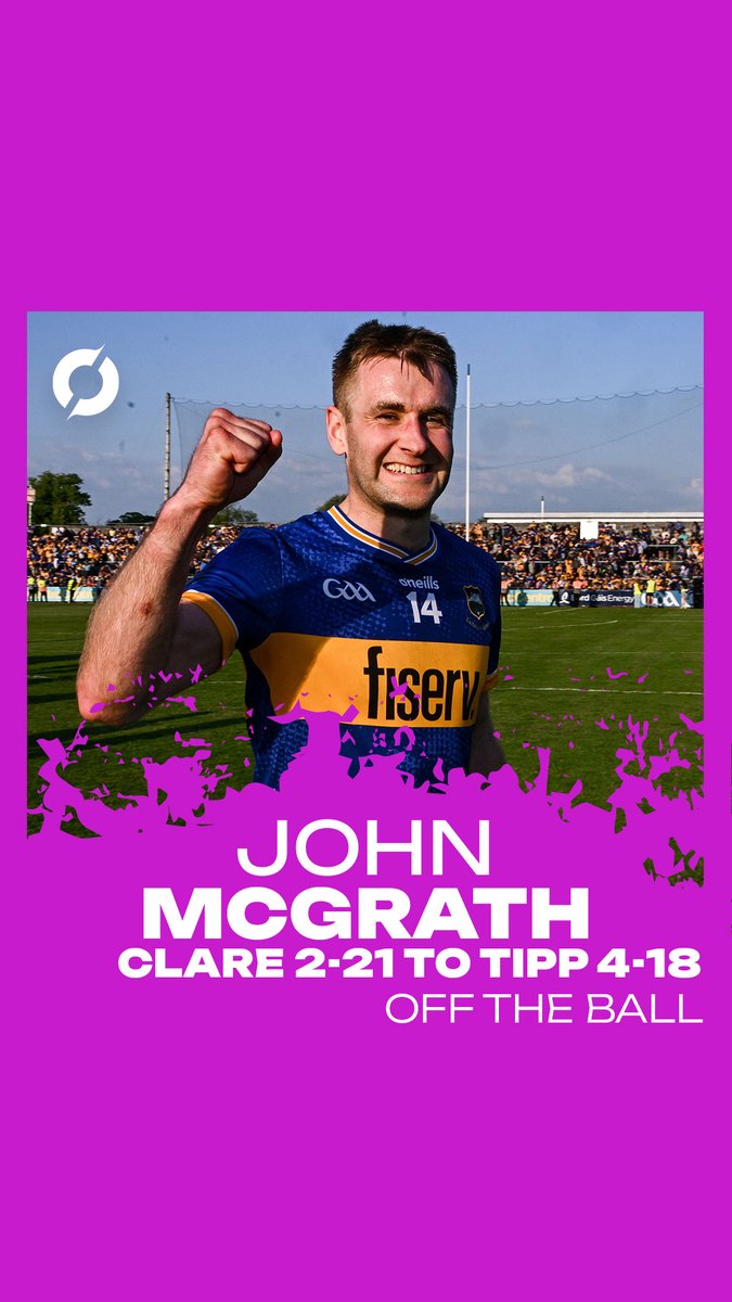 🗣️ 'I don't feel like 2016 John McGrath right now, but I'm loving every bit of it!' Tipperary GAA player of the match John McGrath speaks with Tommy Rooney after his side toppled the All Ireland champions Clare in Ennis! | 🏑