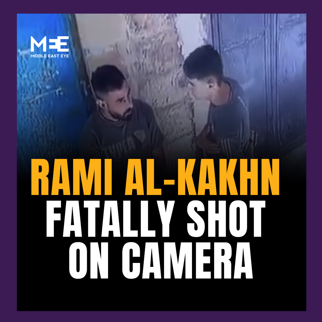 The moment Israeli special forces fatally shot Rami al-Kakhn was captured on camera. Israeli authorities later confirmed the killing of the 30-year-old and the arrest of a young man who was with him during a raid in Nablus.