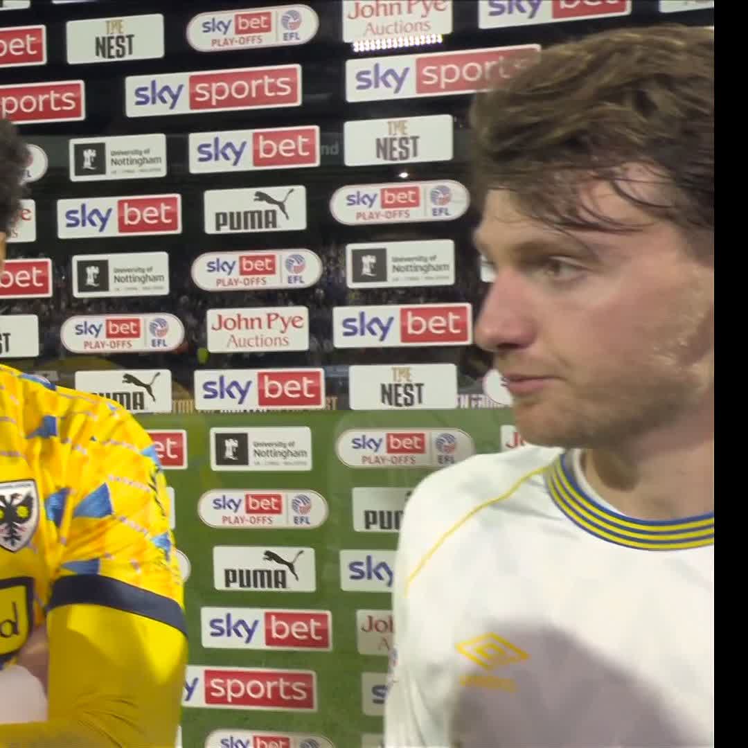 "A lot of my friends and family will be upset at me!" Boyhood Nottingham Forest fan Riley Harbottle after scoring AFC Wimbledon's winner against Notts County 👀