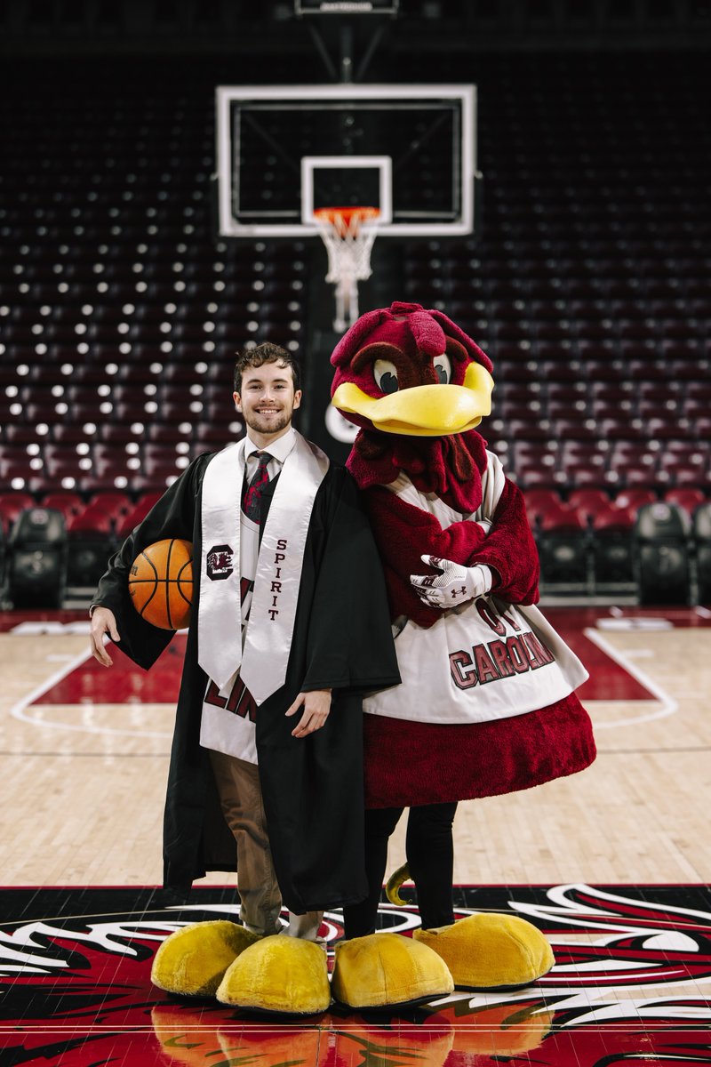 Meet brand new USC HRSM alum John Sutay...also known as Cocky. 🤙