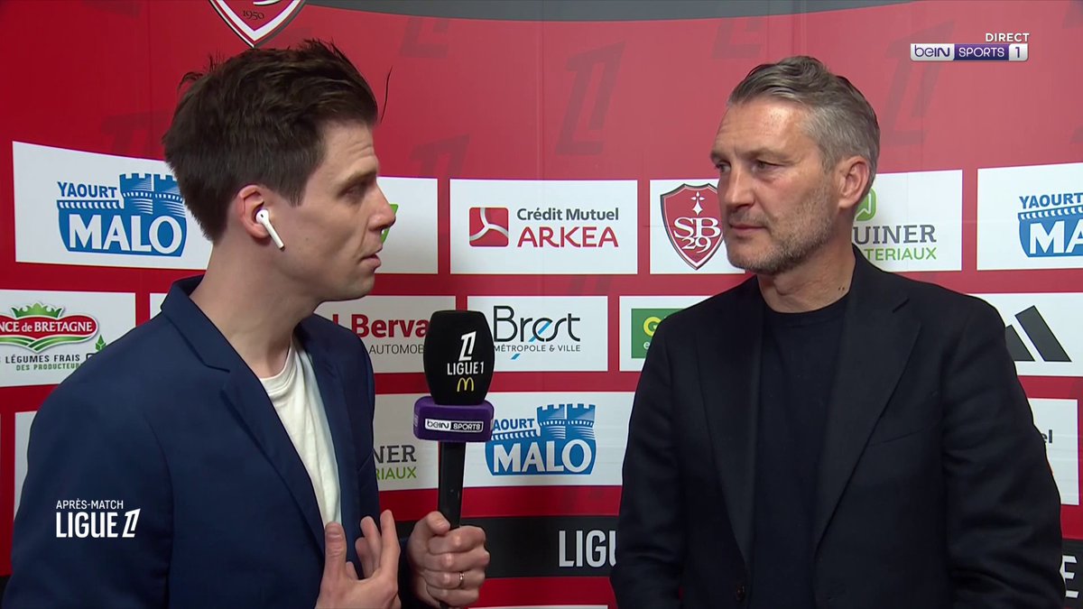 [LIVE🎥]🇫🇷 #Ligue1McDonalds 🎙️ Olivier Létang : "On a eu l'impression qu'eux (les Brestois) jouaient une qualification en LDC." #SDRASSE