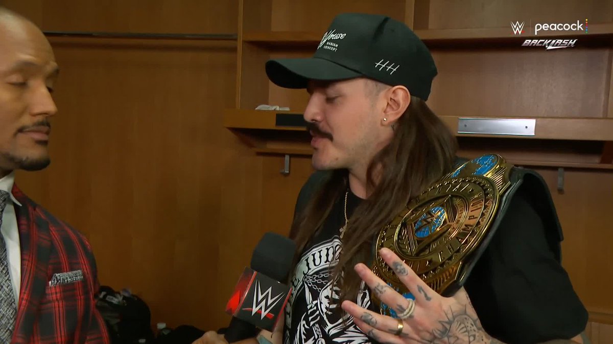 How is Intercontinental Champion Dominik feeling ahead of his big match at #WWEBacklash?