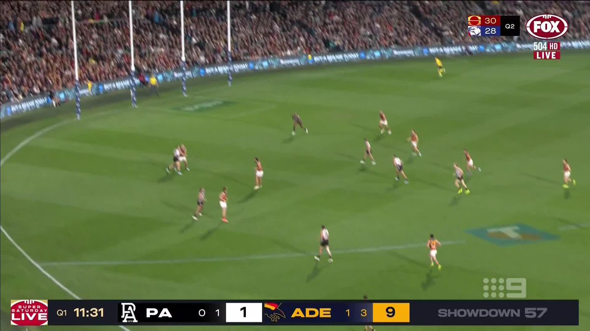 "I can't believe what he does to AFL defenders. He treats them like he's an U/14 playing against the U/12s." Matthew Lloyd praises Riley Thilthorpe after another towering performance. #9AFLSFS | Watch on Nine & 9Now 🖥️