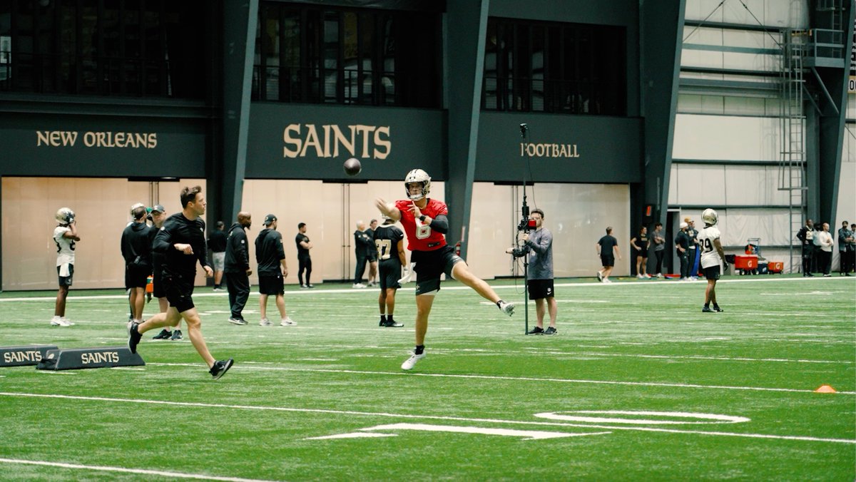 Preparing for the new era of #Saints football 🏈