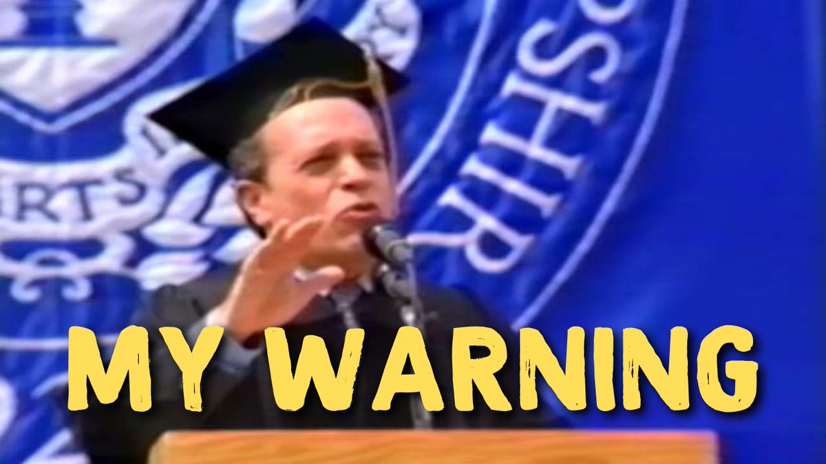 In this 1997 commencement speech, I offered a warning that America's growing economic divide would undermine the common good. If you're curious how that speech holds up 28 years later (or what I look like without a beard), watch this.