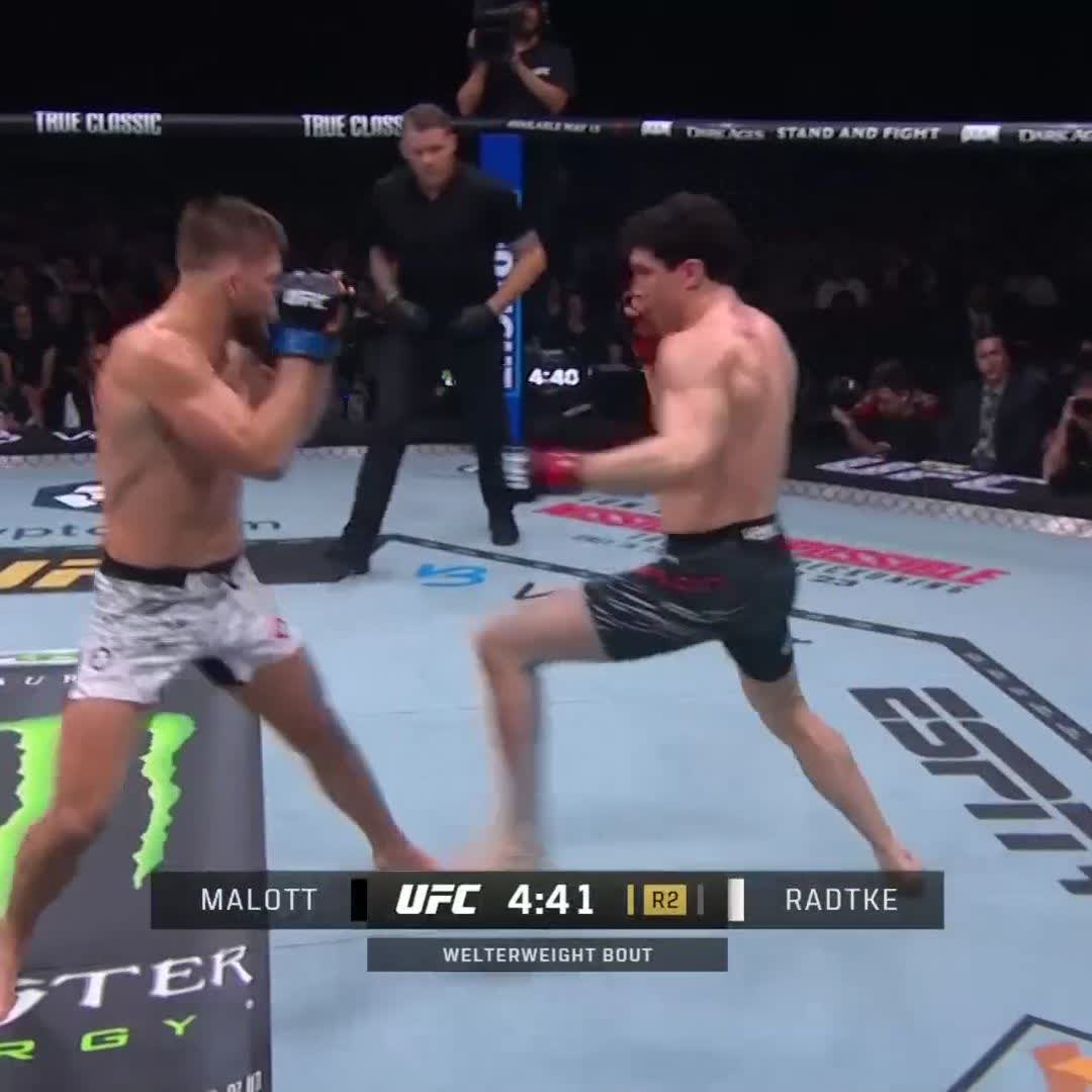 TRUE NORTH STRONG. 🇨🇦 MIKE MALOTT JUST BLEW THE ROOF OFF IN MONTREAL. #UFC315