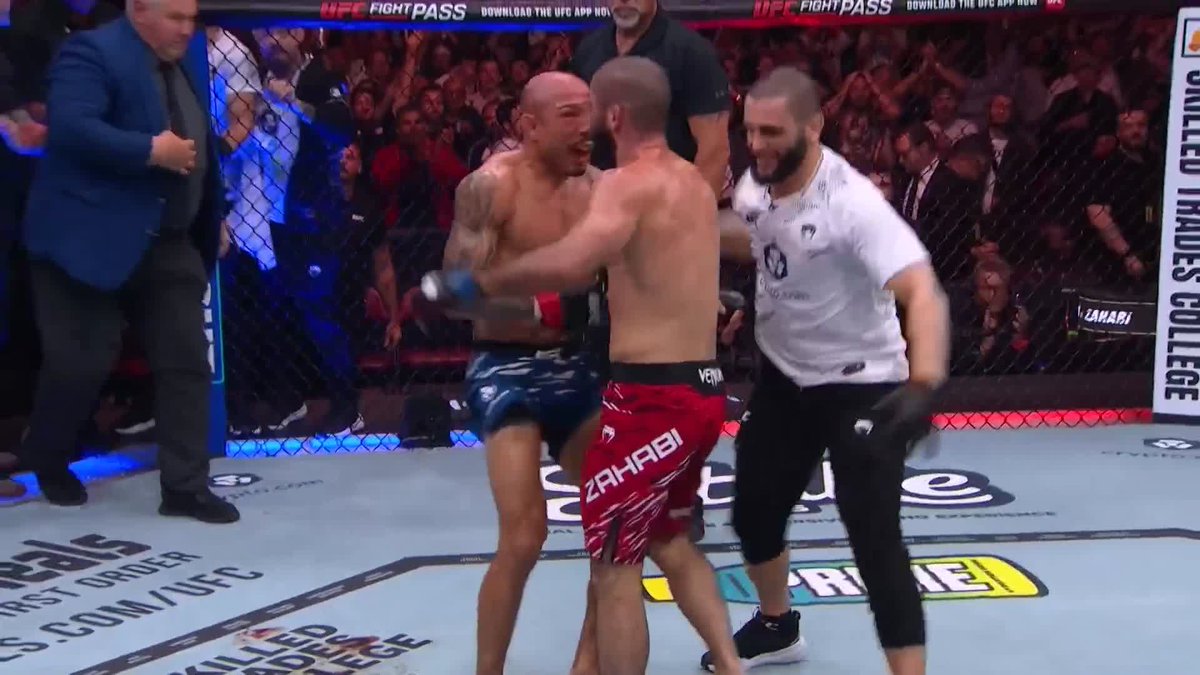 WHAT A FIGHT 👏 #UFC315 How did you score Jose Aldo vs Aiemann Zahabi?!