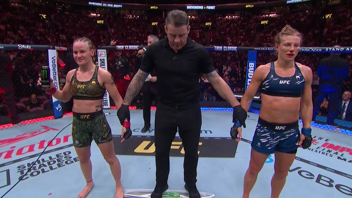 AND STILL 🏆 #UFC315 Valentina Shevchenko beats Manon Fiorot by unanimous decision!