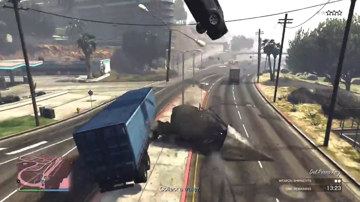 GTA Online player lands an insane accidental truck stunt 🎥: u/Archie_Ghosal