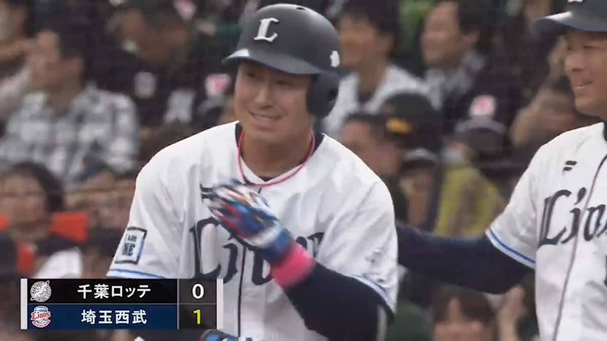 #渡部聖弥 選手と #ネビン 選手の連続タイムリーで先制! レフトスタンドからのチャンステーマに打撃で応えます! #埼玉西武ライオンズ #seibulions #ALLONE