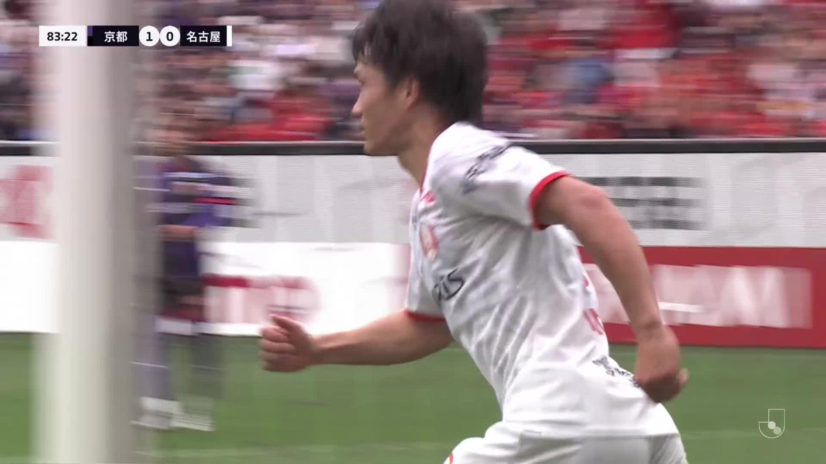 ボランチ #稲垣祥 早くも今季6得点目！✨️ 🎦 ゴール動画 🏆 明治安田Ｊ１リーグ 第16節 🆚 京都vs名古屋 🔢 1-1 ⌚️ 84分 ⚽️ 稲垣 祥（名古屋) #Ｊリーグ